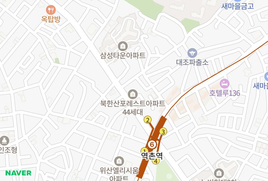 서울특별시 은평구 대조동 북한산포레스트 위치·실거래 시세 지도