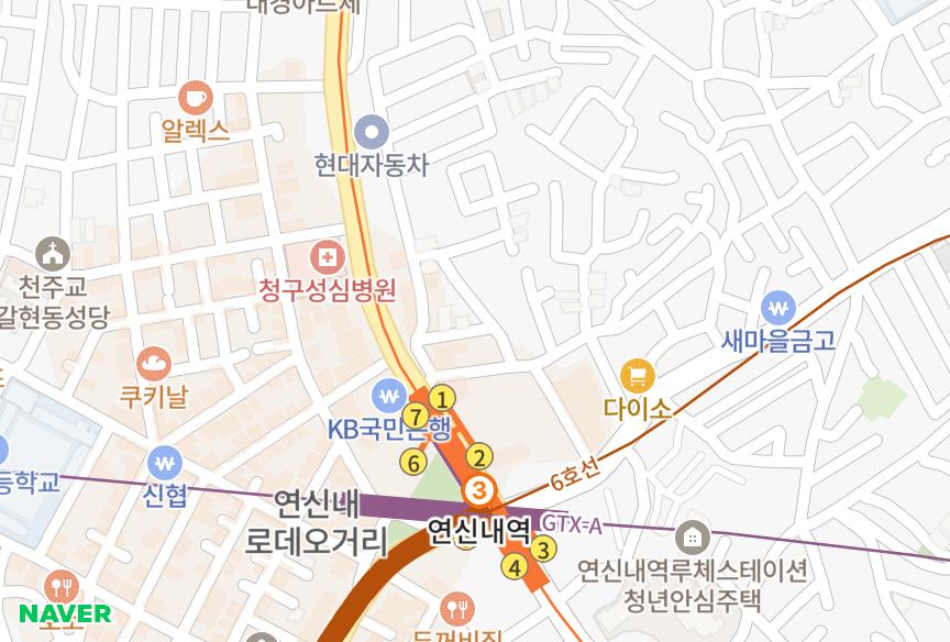 서울특별시 은평구 불광동 불광정익제이원5차 위치·실거래 시세 지도