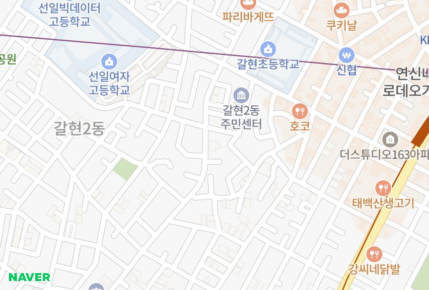 서울특별시 은평구 갈현동 선구 위치·실거래 시세 지도