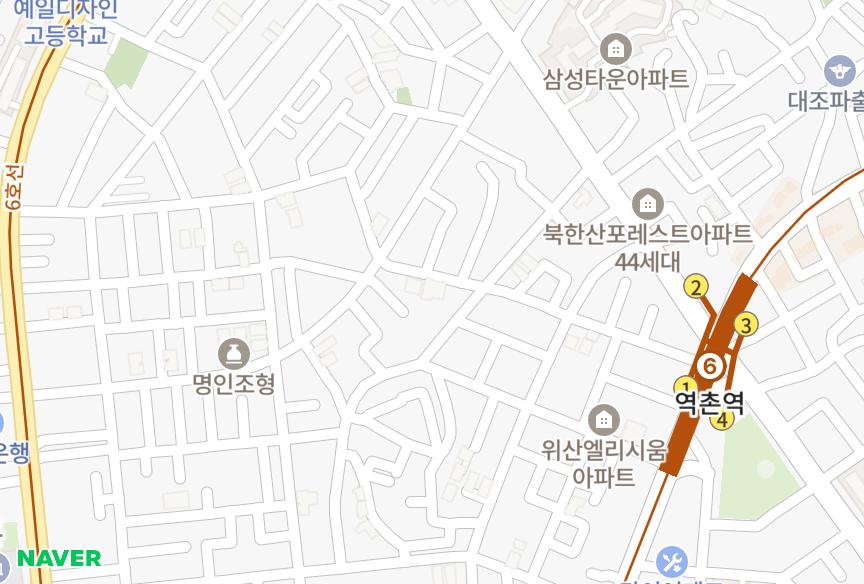 서울특별시 은평구 역촌동 역촌월드 위치·실거래 시세 지도