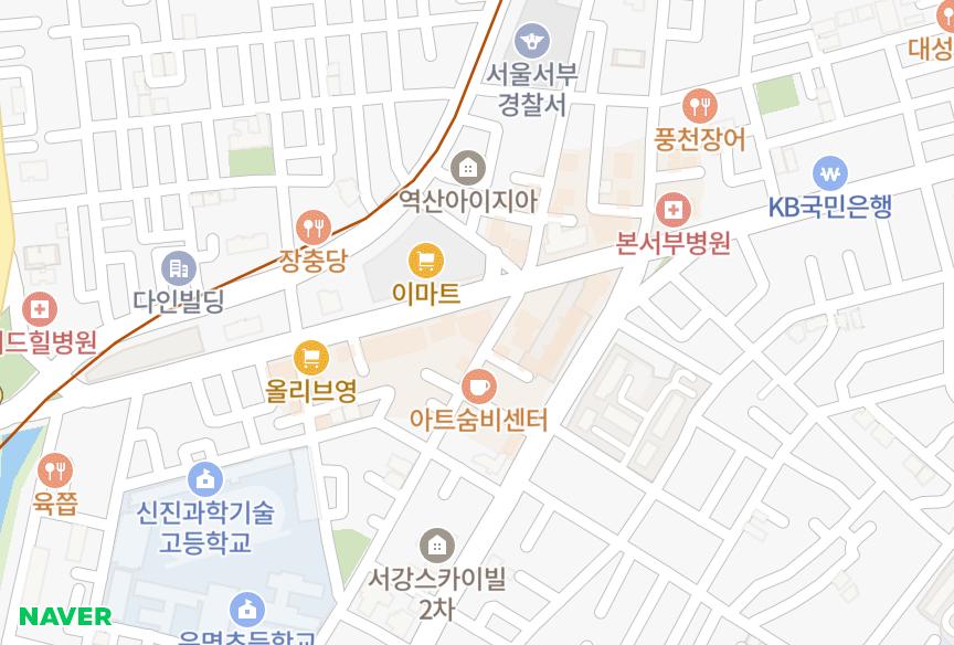 서울특별시 은평구 응암동 위산일리온시티 위치·실거래 시세 지도