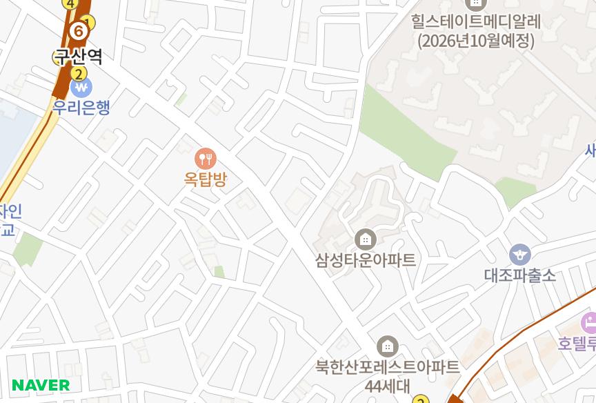 서울특별시 은평구 대조동 호림리슈리안 위치·실거래 시세 지도