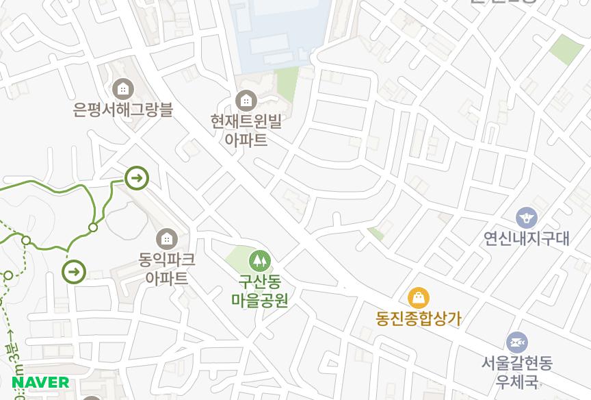 서울특별시 은평구 갈현동 갈현삼성 위치·실거래 시세 지도