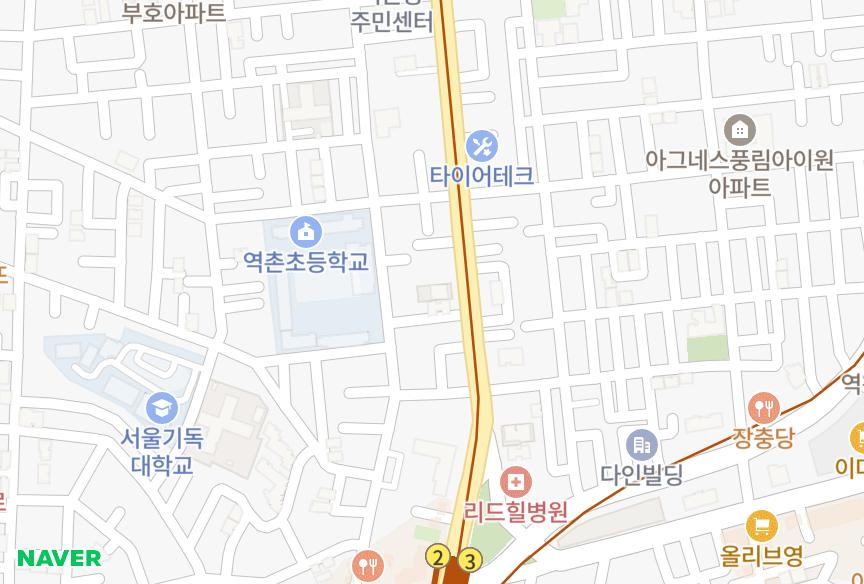 서울특별시 은평구 역촌동 청운퀸즈 위치·실거래 시세 지도