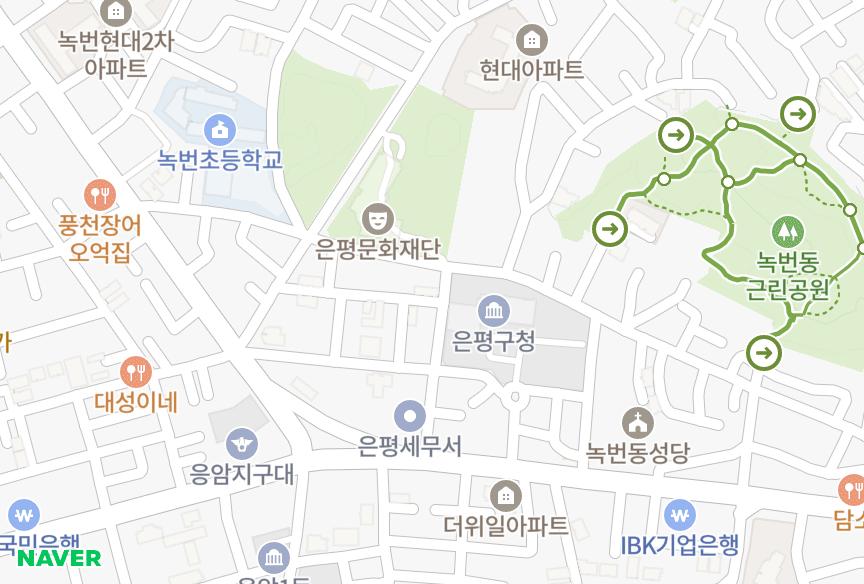 서울특별시 은평구 녹번동 송학파크팰리스 위치·실거래 시세 지도
