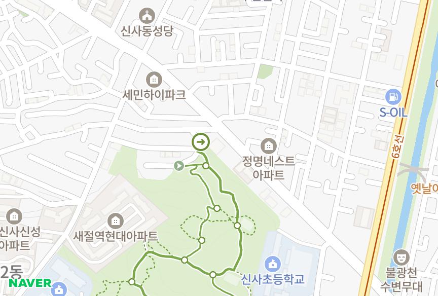서울특별시 은평구 신사동 회림 위치·실거래 시세 지도