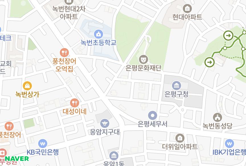 서울특별시 은평구 녹번동 굿모닝기룡 위치·실거래 시세 지도