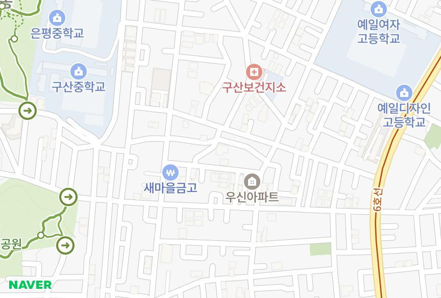 서울특별시 은평구 구산동 송학 위치·실거래 시세 지도