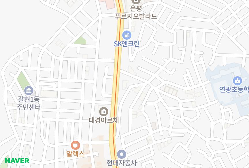 서울특별시 은평구 불광동 해피플러스1차 위치·실거래 시세 지도