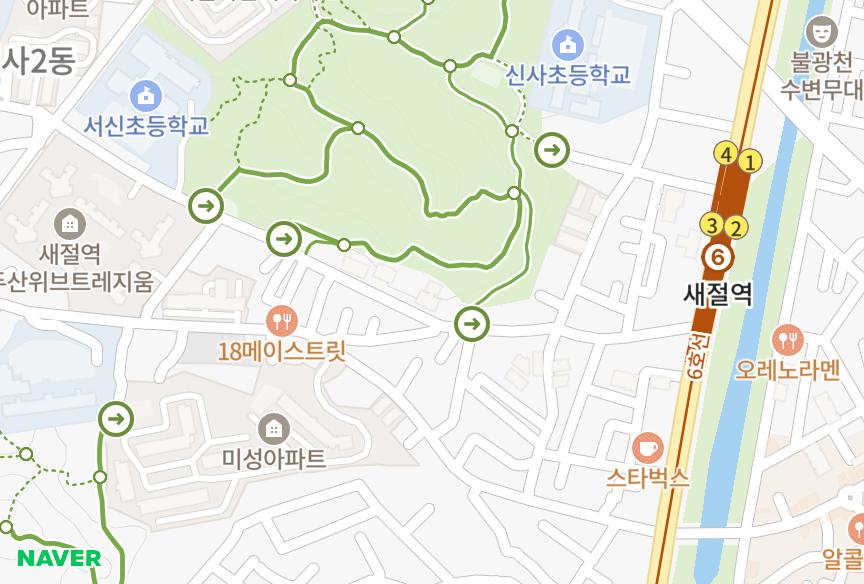 서울특별시 은평구 신사동 명진 위치·실거래 시세 지도