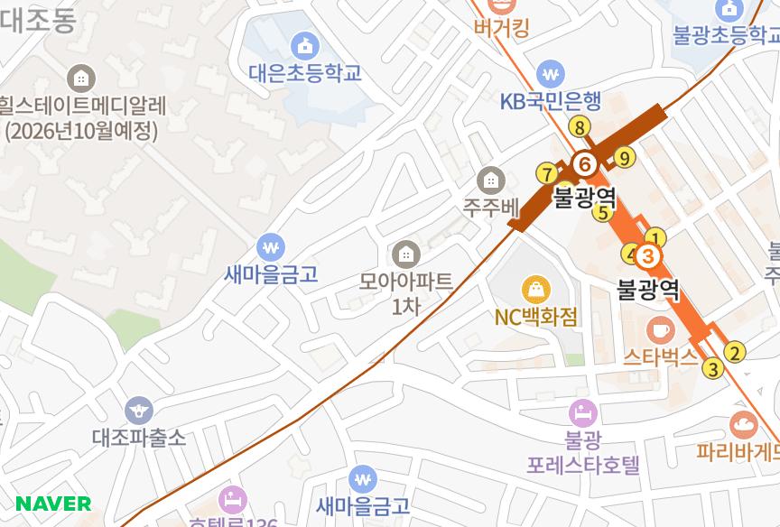 서울특별시 은평구 대조동 미래하임 위치·실거래 시세 지도