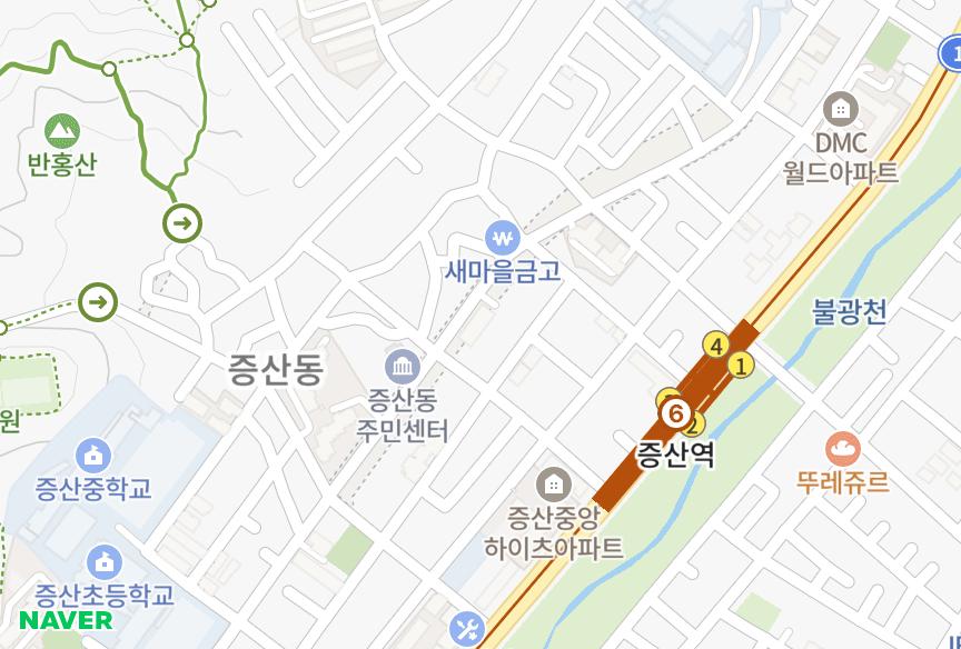 서울특별시 은평구 증산동 세영프라임 위치·실거래 시세 지도