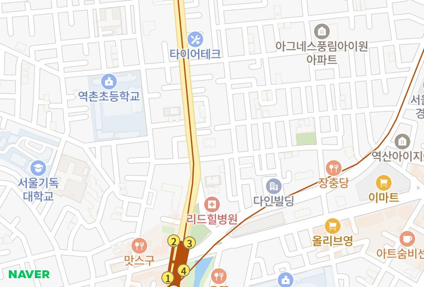 서울특별시 은평구 역촌동 예청 위치·실거래 시세 지도