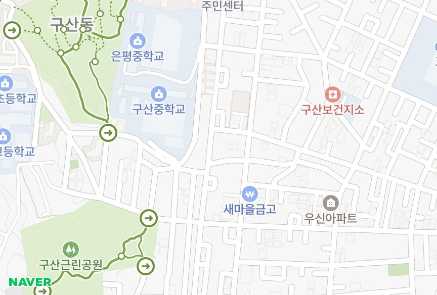서울특별시 은평구 구산동 우공아트빌 위치·실거래 시세 지도