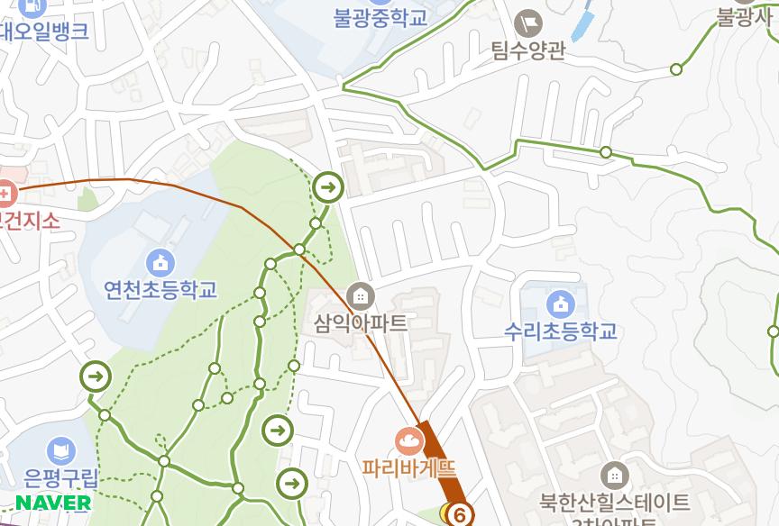 서울특별시 은평구 불광동 태양 위치·실거래 시세 지도