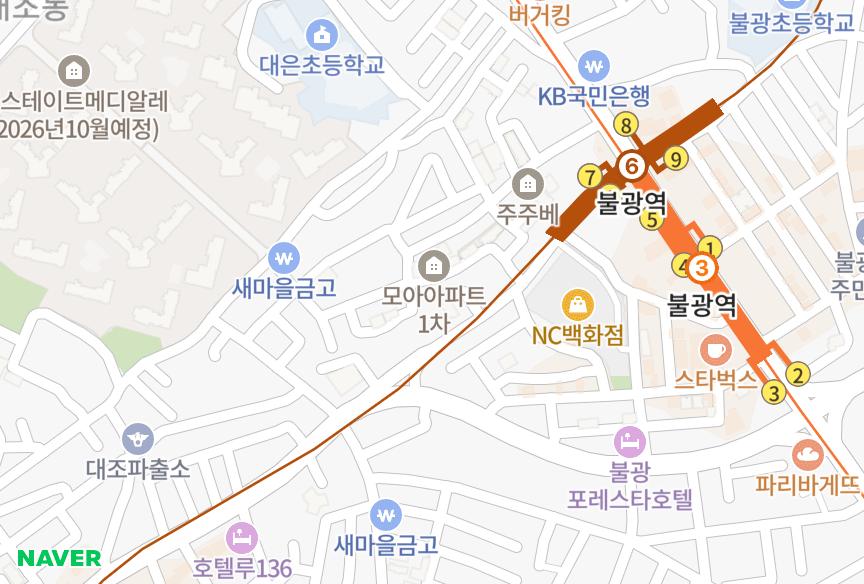 서울특별시 은평구 대조동 대일아이안 위치·실거래 시세 지도
