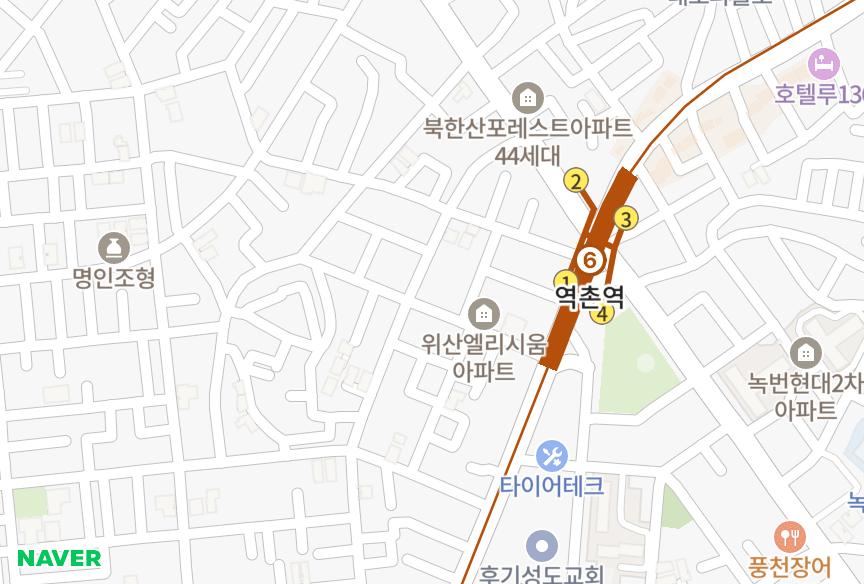 서울특별시 은평구 역촌동 아이언 위치·실거래 시세 지도