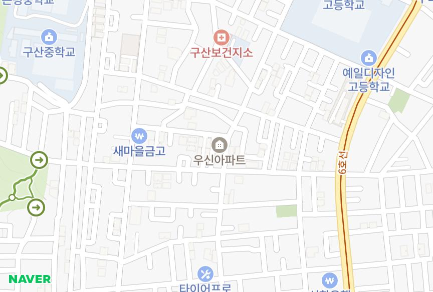 서울특별시 은평구 구산동 우신 위치·실거래 시세 지도