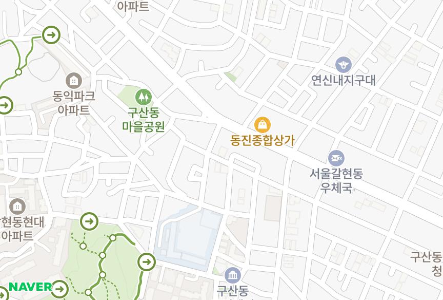 서울특별시 은평구 구산동 천지로얄 위치·실거래 시세 지도