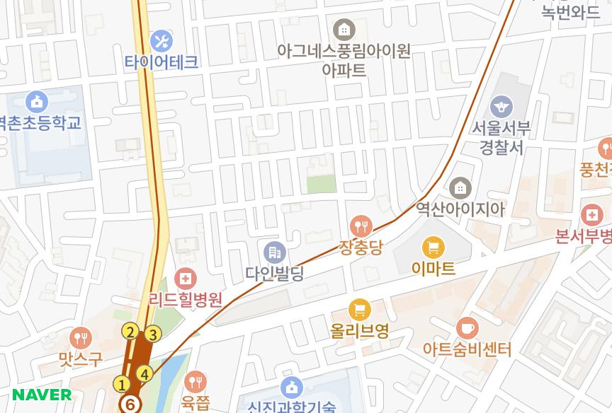 서울특별시 은평구 역촌동 청우참조은 위치·실거래 시세 지도