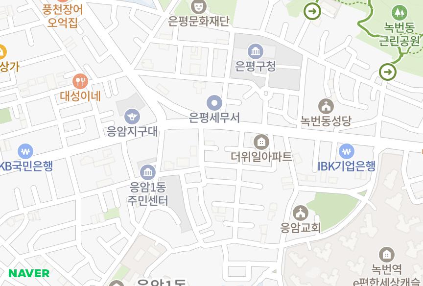 서울특별시 은평구 응암동 유성아이비 위치·실거래 시세 지도
