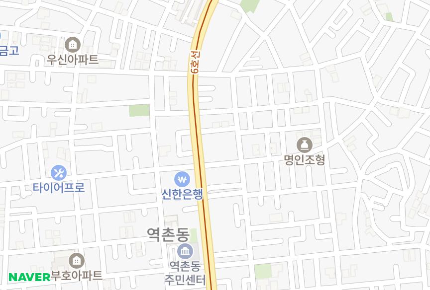 서울특별시 은평구 역촌동 한국프라우드 위치·실거래 시세 지도