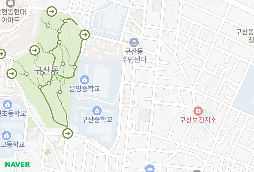 서울특별시 은평구 구산동 예승빌라트 위치·실거래 시세 지도