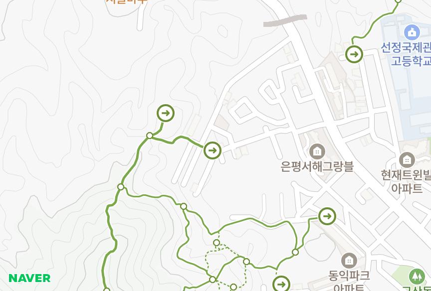 서울특별시 은평구 구산동 이안 위치·실거래 시세 지도