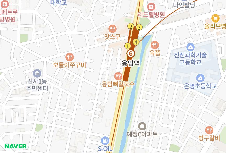 서울특별시 은평구 신사동 정은노블스 위치·실거래 시세 지도
