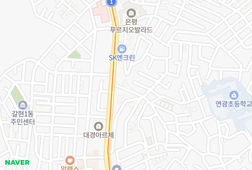 서울특별시 은평구 불광동 대광월드 위치·실거래 시세 지도