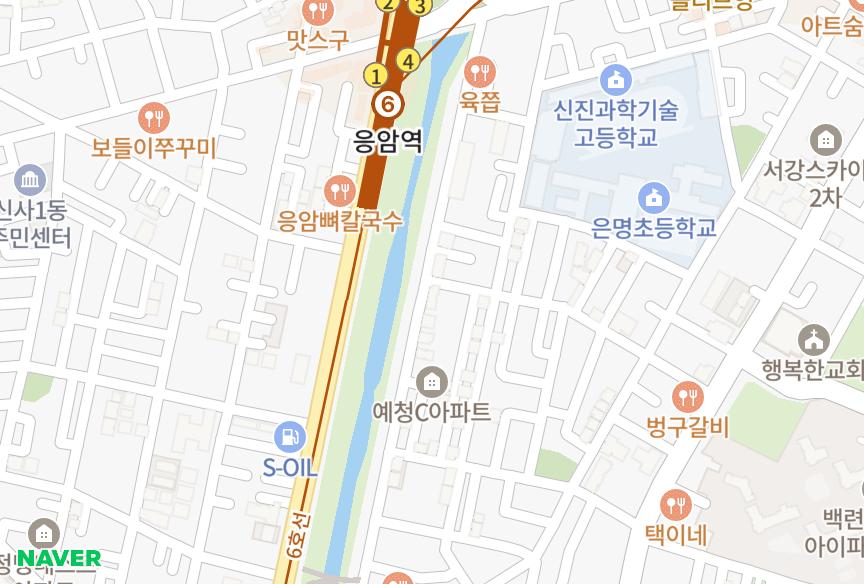 서울특별시 은평구 응암동 명남래희안 위치·실거래 시세 지도