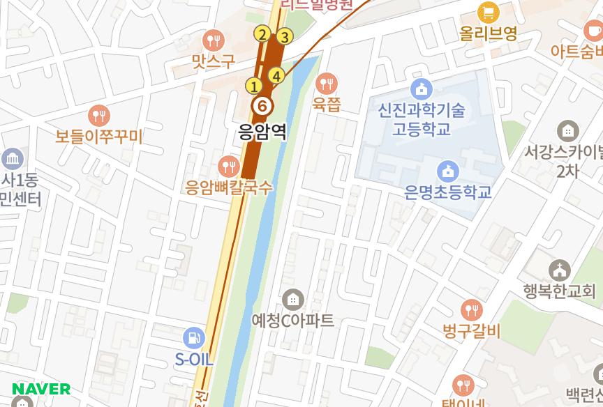서울특별시 은평구 응암동 상아 위치·실거래 시세 지도