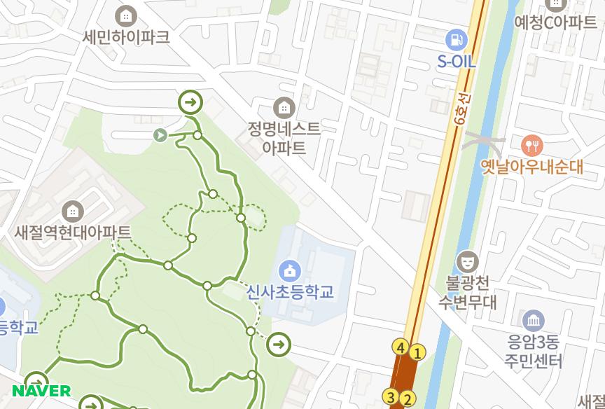 서울특별시 은평구 신사동 모델리안1차 위치·실거래 시세 지도