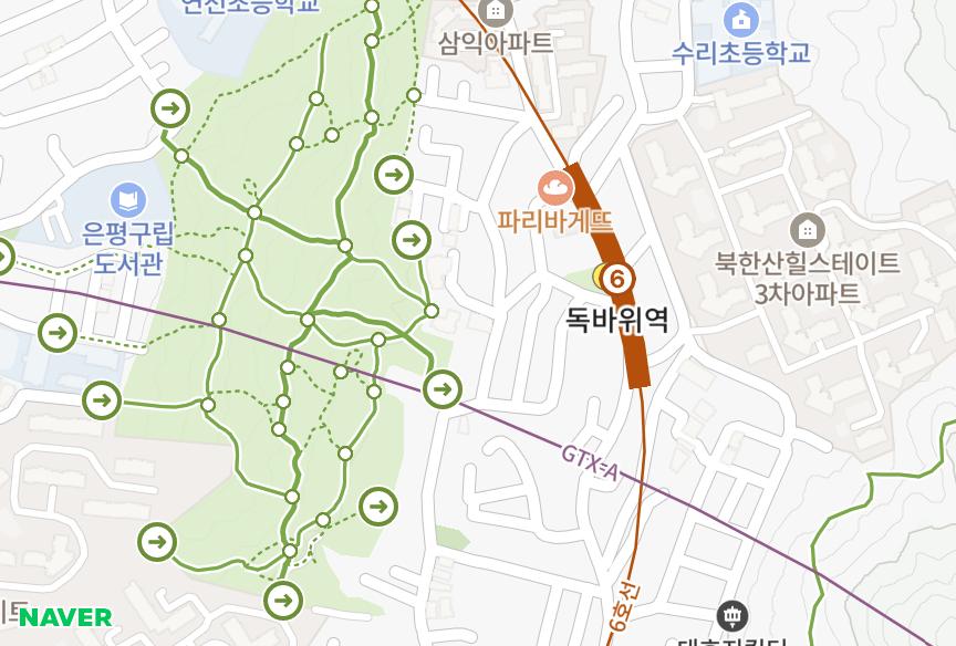 서울특별시 은평구 불광동 그린라이프 위치·실거래 시세 지도