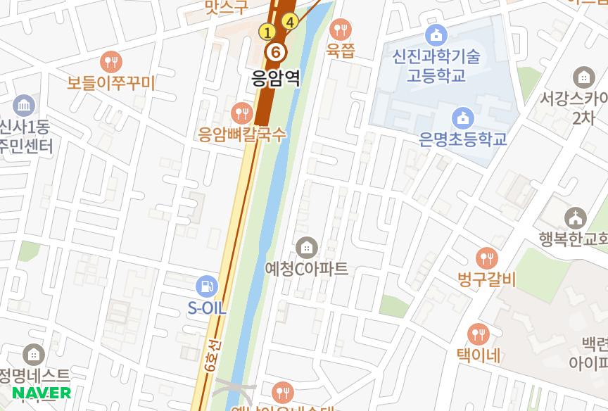 서울특별시 은평구 응암동 다원 위치·실거래 시세 지도