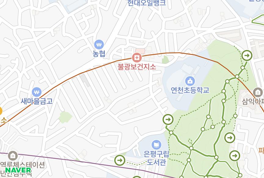 서울특별시 은평구 불광동 금상 위치·실거래 시세 지도