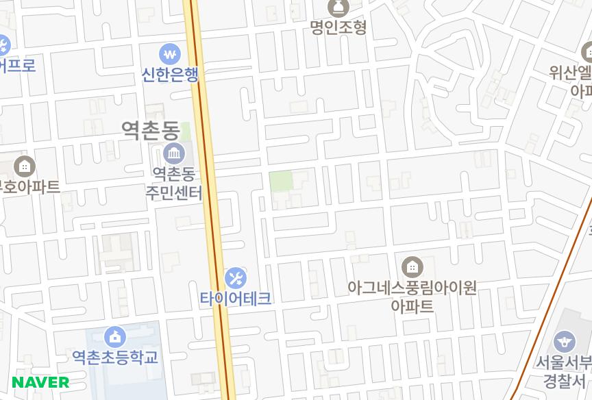 서울특별시 은평구 역촌동 에버그린 위치·실거래 시세 지도