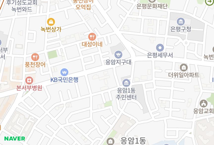 서울특별시 은평구 응암동 삼영N-CITY 위치·실거래 시세 지도