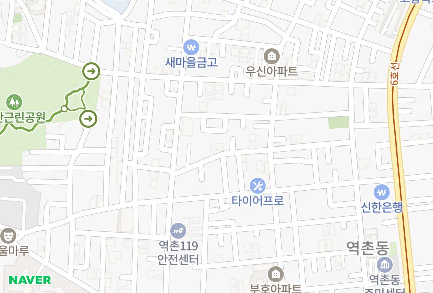 서울특별시 은평구 역촌동 예승 위치·실거래 시세 지도
