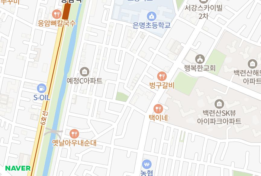 서울특별시 은평구 응암동 삼성맨숀 위치·실거래 시세 지도