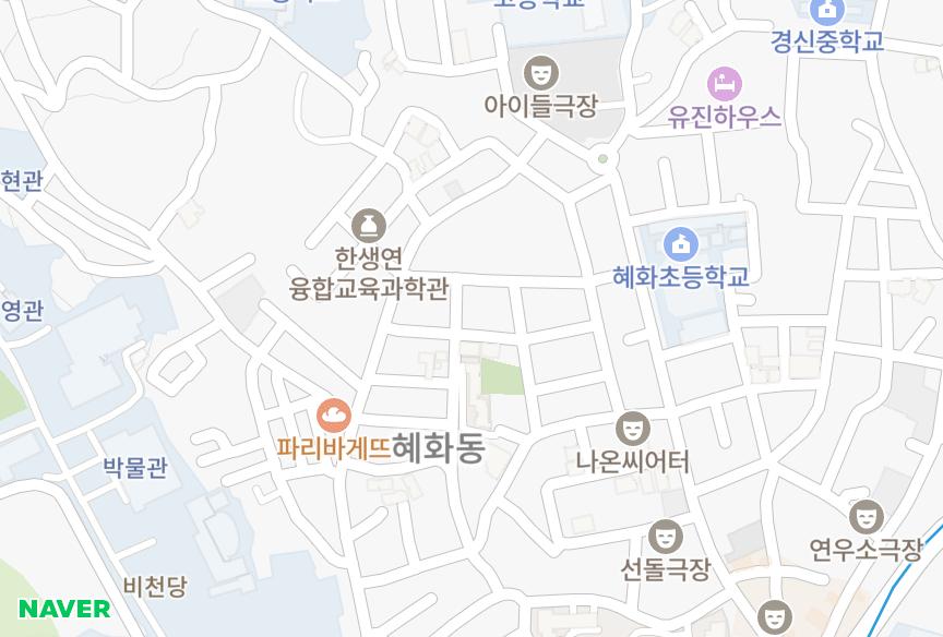 서울특별시 종로구 명륜1가 리치케슬 위치·실거래 시세 지도