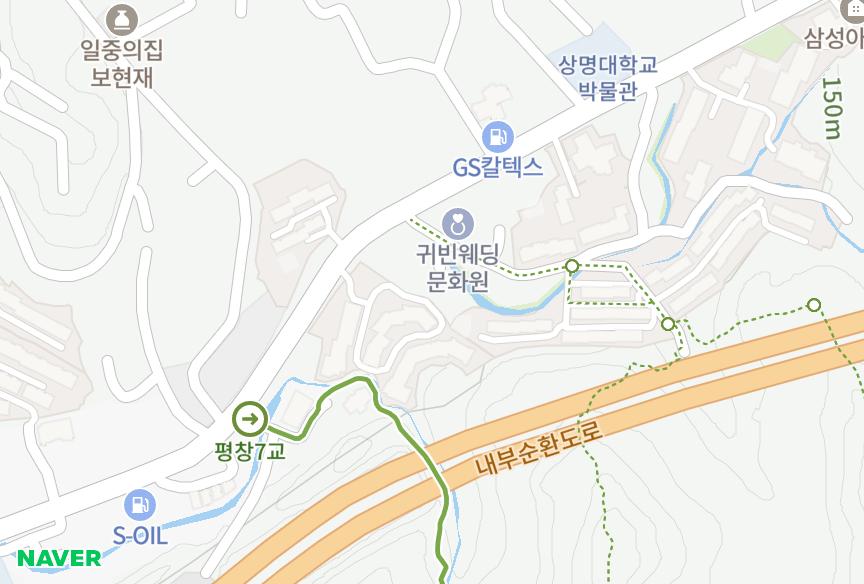 서울특별시 종로구 평창동 크래스빌 위치·실거래 시세 지도