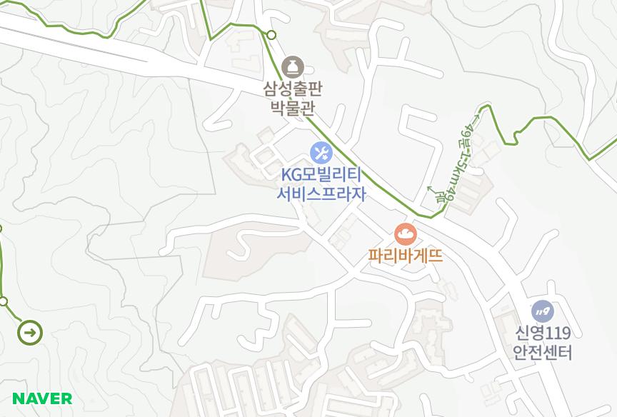 서울특별시 종로구 구기동 렉스팰리스 위치·실거래 시세 지도