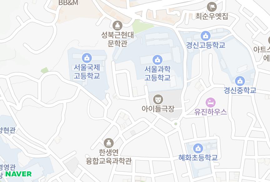 서울특별시 종로구 명륜1가 송림아마레스 위치·실거래 시세 지도