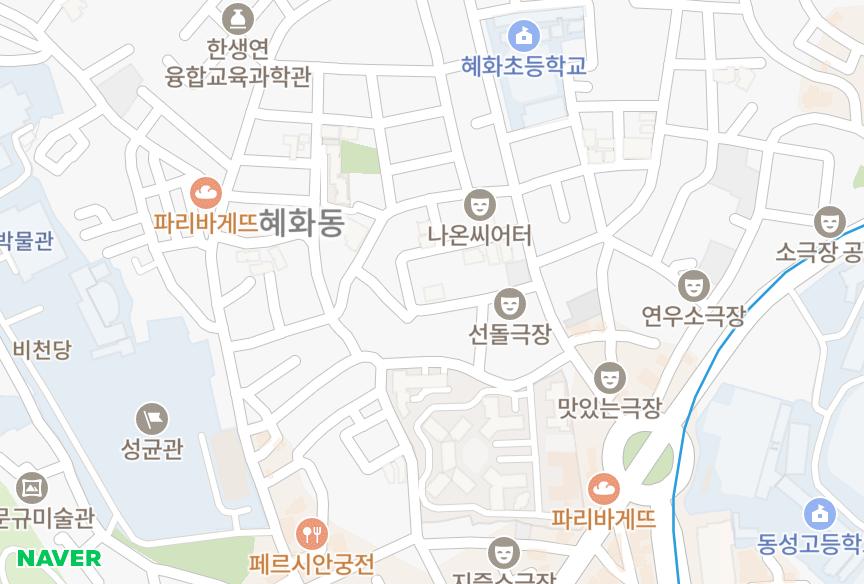 서울특별시 종로구 명륜1가 아마레스 위치·실거래 시세 지도