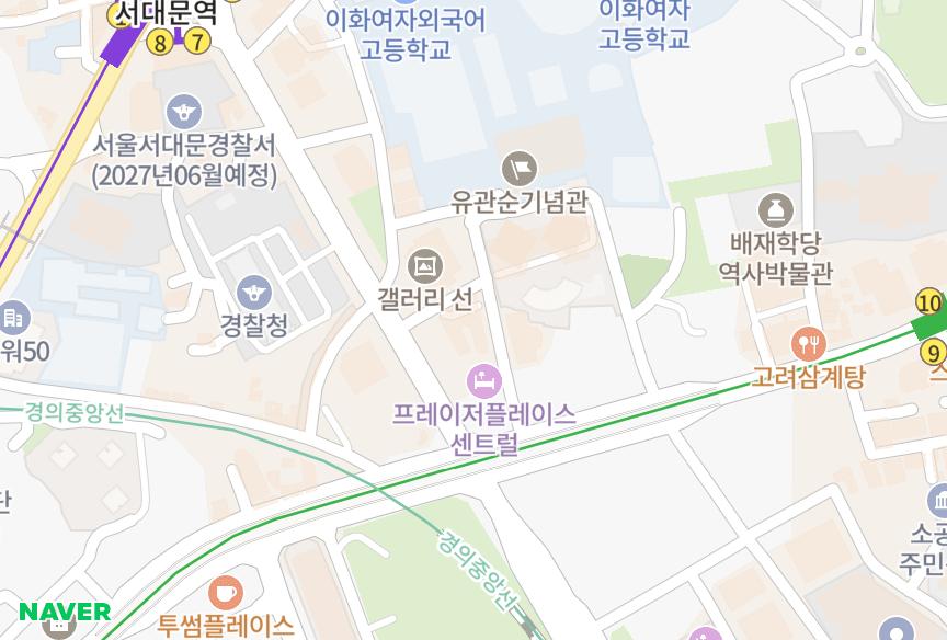 서울특별시 중구 순화동 바비엥3차 위치·실거래 시세 지도