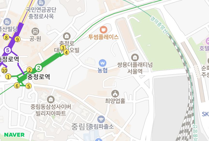 서울특별시 중구 중림동 성요셉 위치·실거래 시세 지도