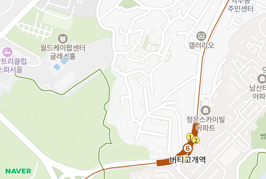서울특별시 중구 신당동 노블레스2차 위치·실거래 시세 지도