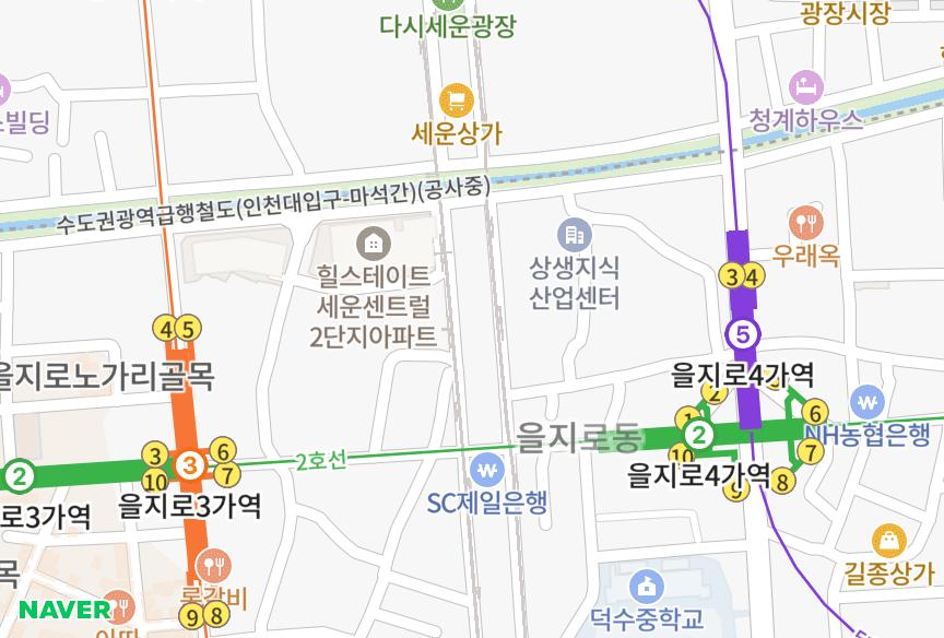 서울특별시 중구 산림동 대림상가 위치·실거래 시세 지도