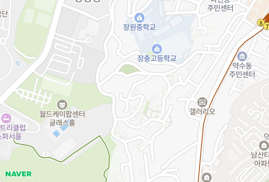 서울특별시 중구 신당동 동산 위치·실거래 시세 지도